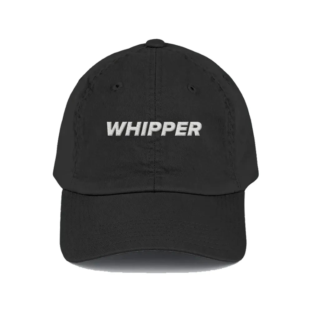 Whipper Black Dad Cap