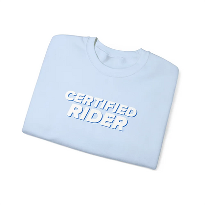 Certified Rider Blue Crewneck