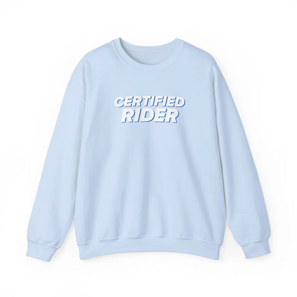 Certified Rider Blue Crewneck