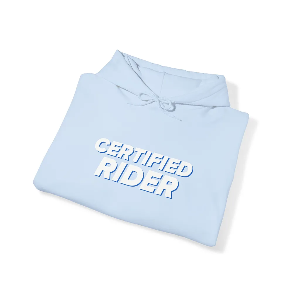 Certified Rider Blue Hoodie