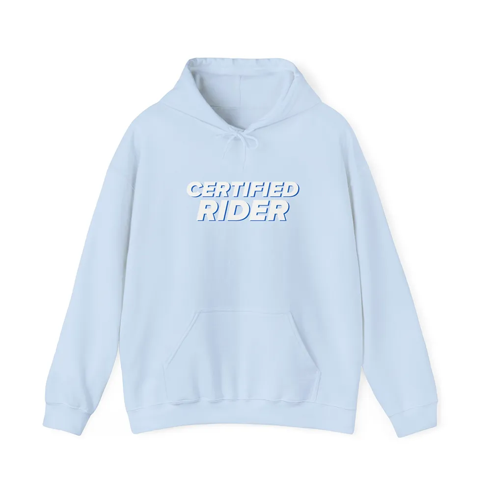 Certified Rider Blue Hoodie