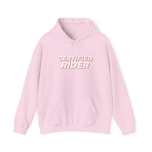 Certified Rider Pink Hoodie