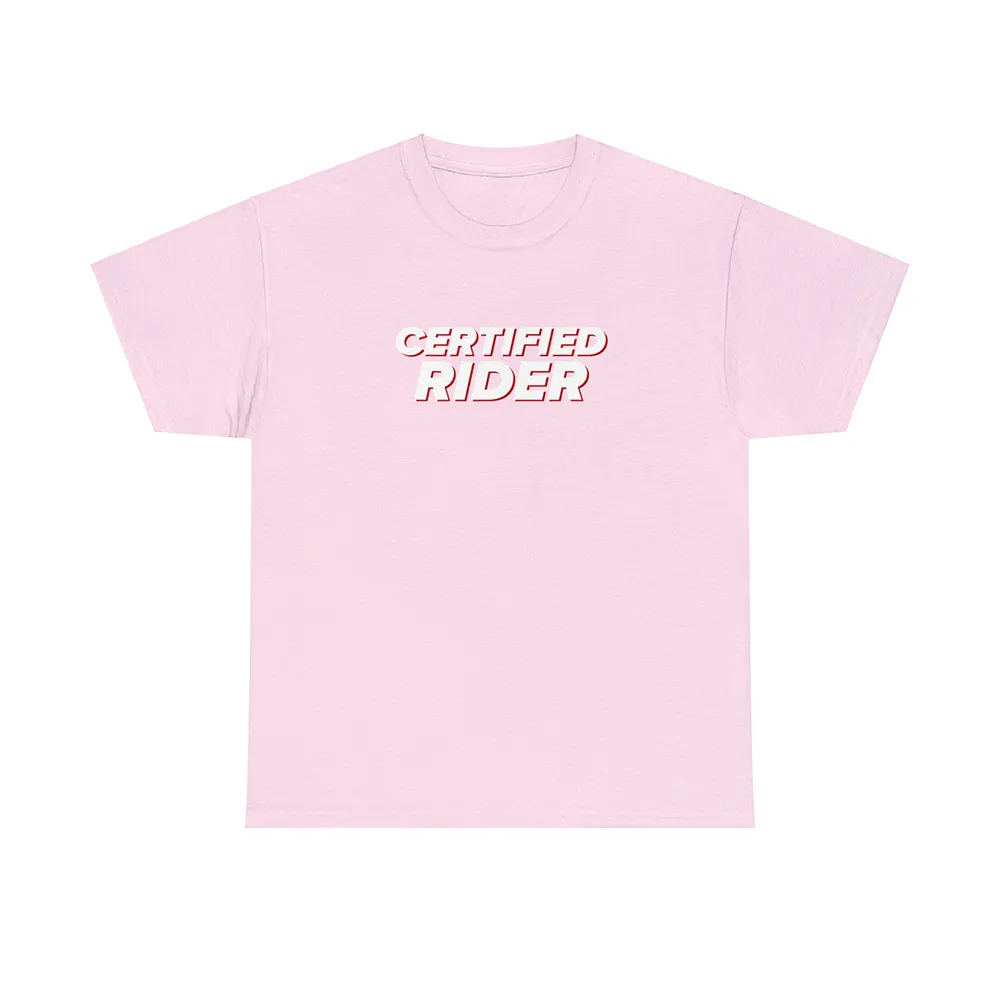 Certified Rider Pink T-Shirt