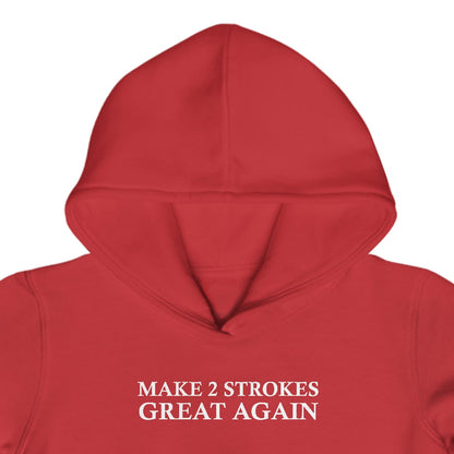 Make 2 Strokes Great Again Red Youth Hoodie